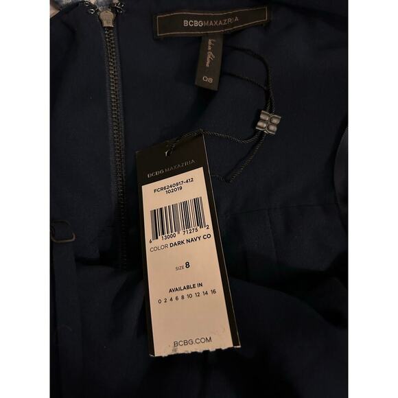 BCBGMAXAZRIA x Bloomingdale’s 
Rainbow Trim Sequin Cocktail Dress - size 8 NWT - Picture 10 of 10